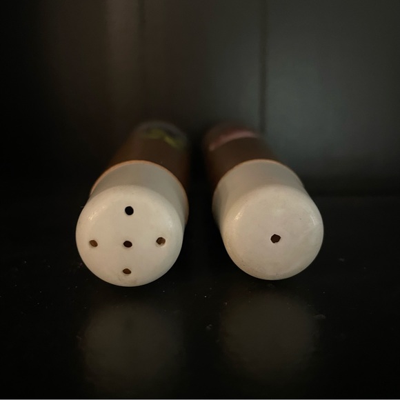 Vintage MCM Salt & Pepper Shaker Set Miami Beach Florida Flamingo Palm Tree - Picture 8 of 8